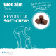 WeCalm Tasty – Supliment Calmant cu Gust Plăcut pentru Câini și Pisici, 30 Comprimate Masticabile – WePharm